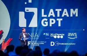 Gabriel Boric en la presentación de Latam GPT - Crédito: Ministerio de Ciencia